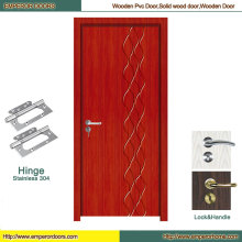 MDF panneau porte intérieure PVC porte PVC porte